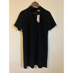 Philosophy Dress Size 8 Black Collar V Neck Cutout